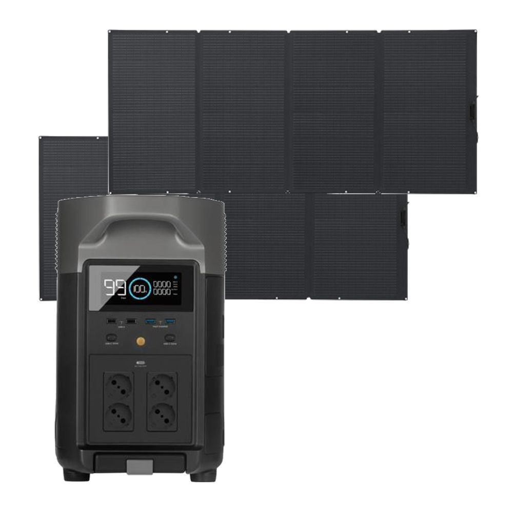 Ecoflow DELTA Pro Bundle (two 400W Solr)